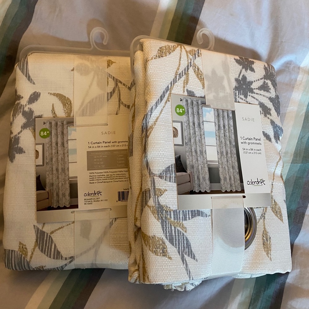 Curtain panels brand new